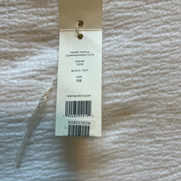 Tory Burch Perry Triple Compartment Tote Black - Picture 7 of 7